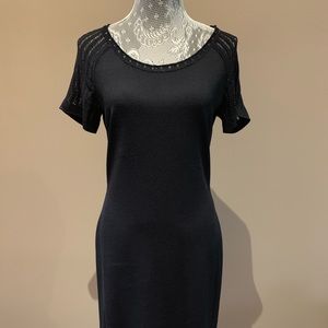 Black St. John Evening Dress